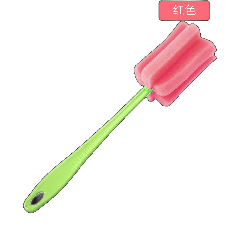 [EGIFTON-LIVE-2518] Kitchen sponge long handle cup brush cleaning supplies decontamination bottle insulation brush