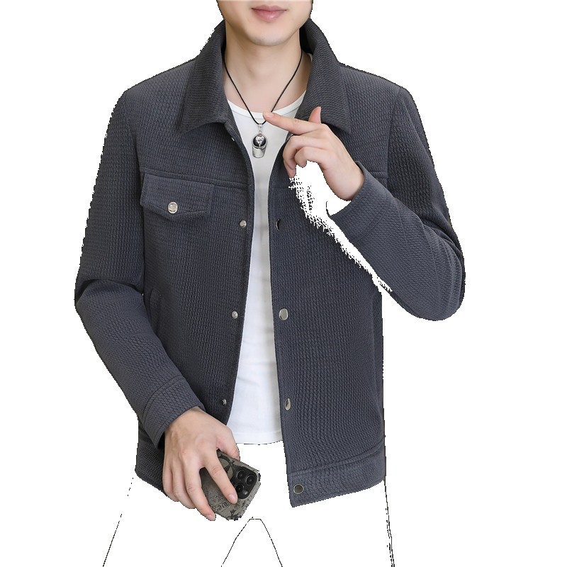 [EGIFTON-LIVE-3118] 2023 new work jackets for men, spring and autumn trendy casual handsome men's loose thin tops tops