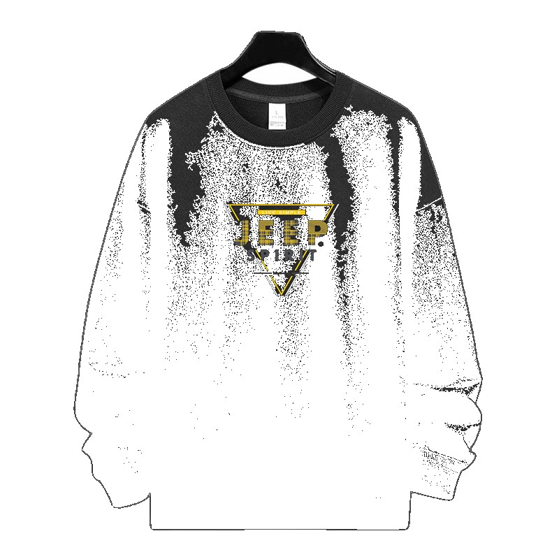 [EGIFTON-LIVE-3278] JEEP SPIRIT spring and autumn men's long-sleeved sweatshirt round neck loose breathable large size casual bottoming shirt shirt