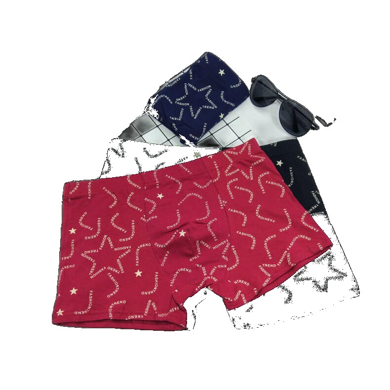 [EGIFTON-LIVE-3485] Men's underwear, men's cotton boxer briefs, bottoms, large size pants, shorts wholesale wholesale