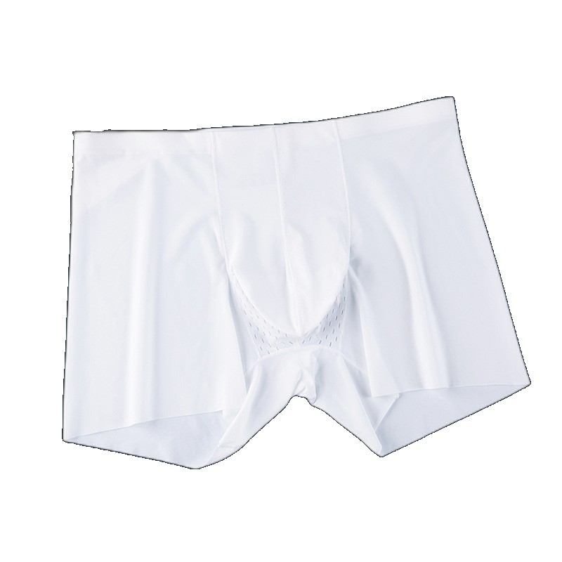 [EGIFTON-LIVE-3506] Summer ultra-thin separated ice silk men's underwear quick-drying breathable traceless facial mask pants elephant trunk trunk