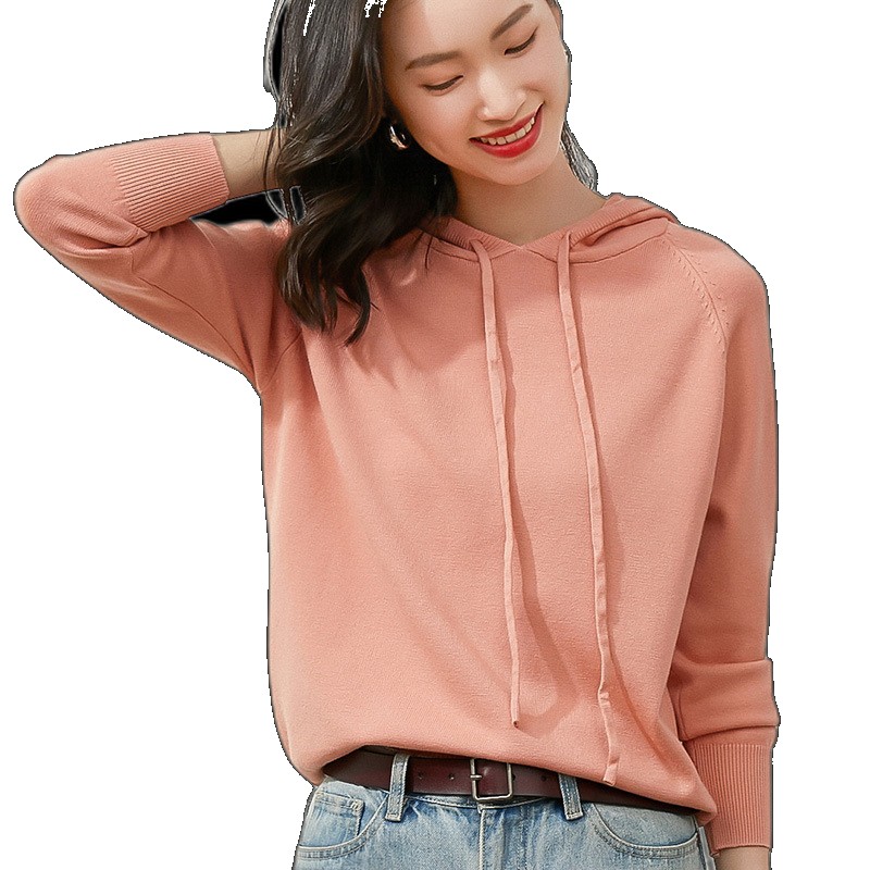 [EGIFTON-LIVE-3548] 2021 new hooded sweater women's long-sleeved pullover loose casual short top hoodie bottoming sweater