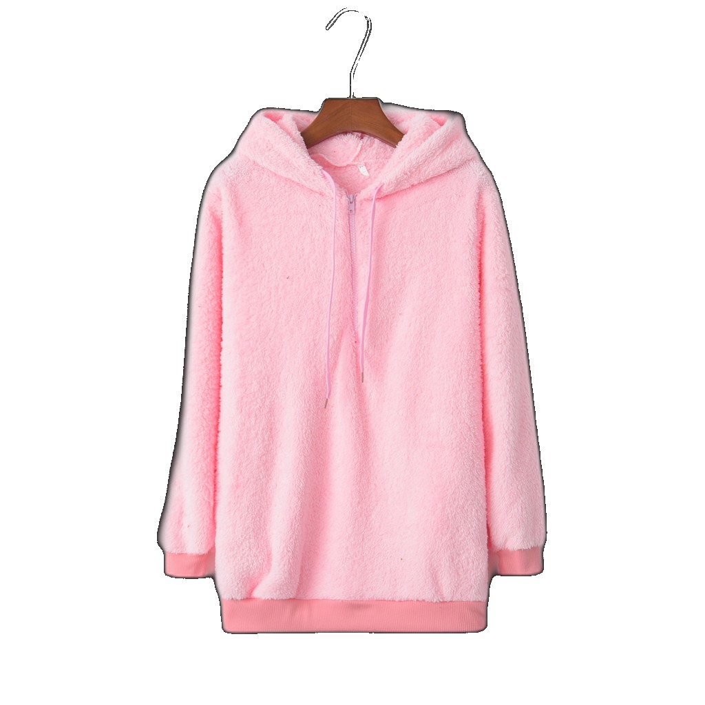 [EGIFTON-LIVE-3555] 2022 Autumn Women's Clothing Amazon Hot Style European and American Long Sleeve Hooded Solid Color Sweatshirt Fleece Jacket Jacket
