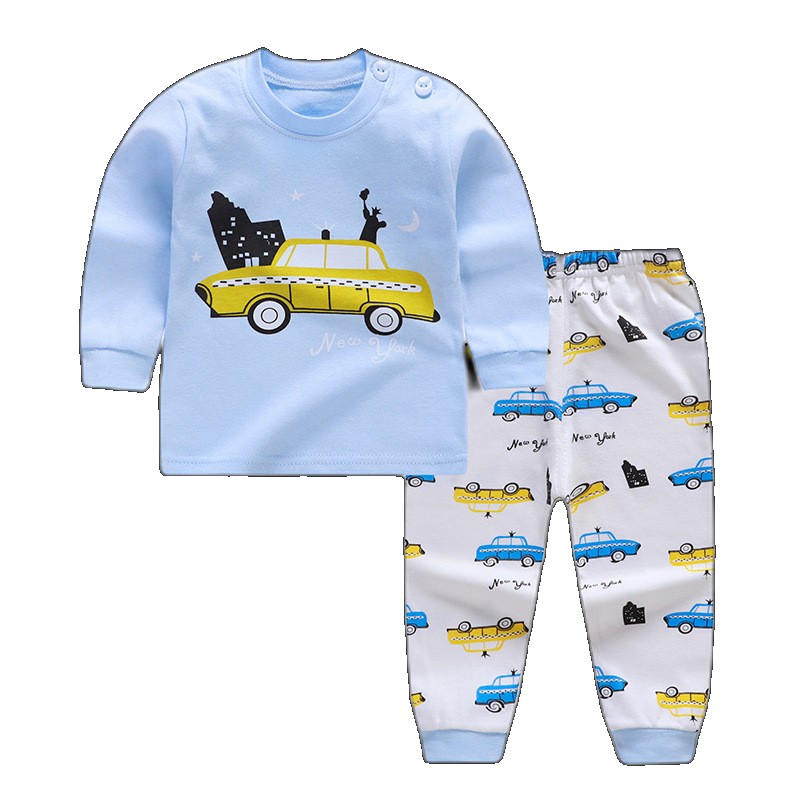 [EGIFTON-LIVE-3595] 23 New Children's Underwear Cotton Sets Boys and Girls Infants Autumn Clothes Pants Home Baby Clothing Clothing
