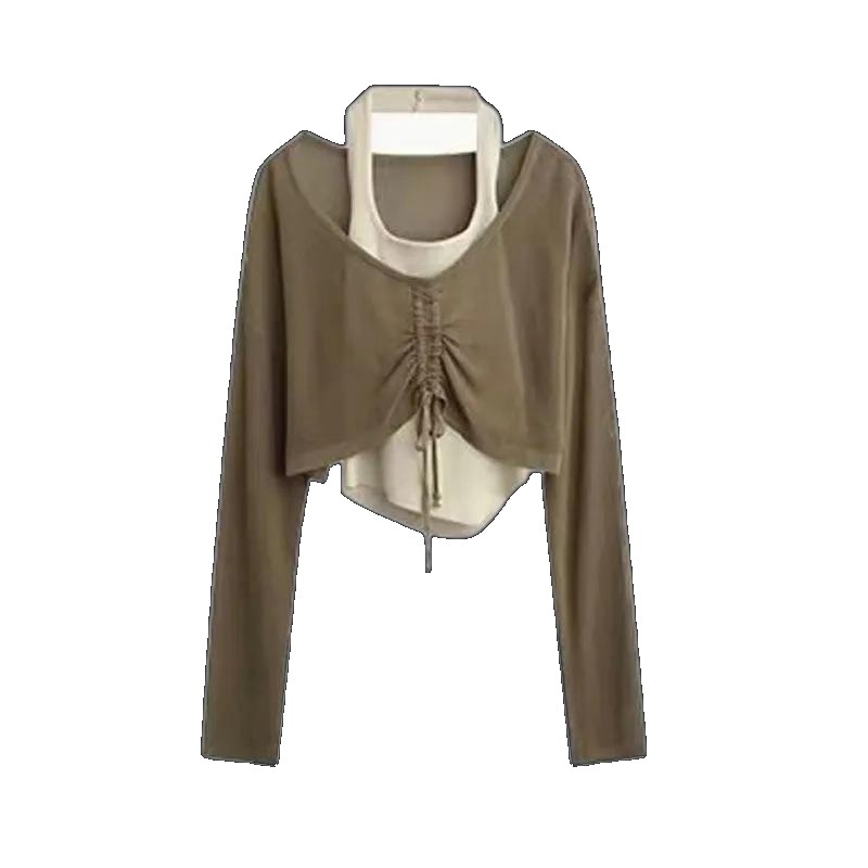 [EGIFTON-LIVE-3794] Pure desire blouse vest suit women's summer skirt denim pleated small fragrant style high-end two-piece suit