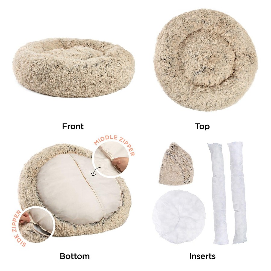[EXT-PET-BED-SHERI-001] Best Friends by Sheri Original Calming Donut Dog Bed