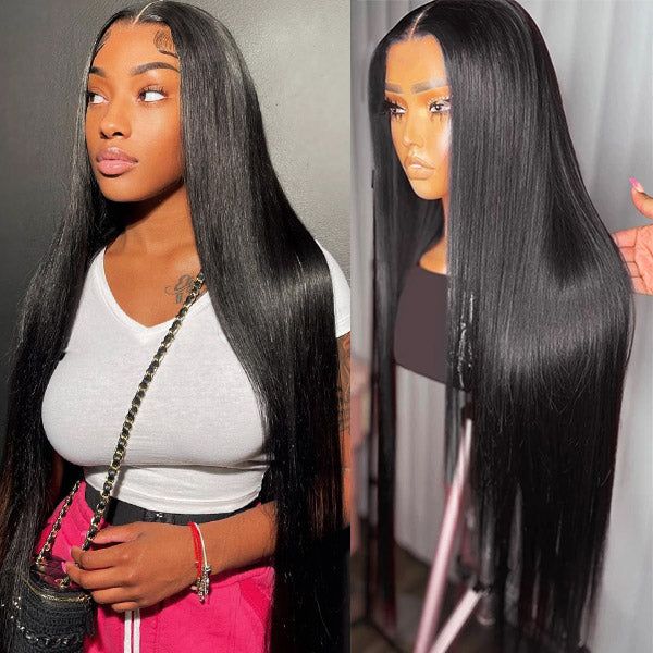 [EXT-QVR-LACE-FRONT-001] QVR Straight GlueLess HD Lace Frontal Virgin Hair Wig
