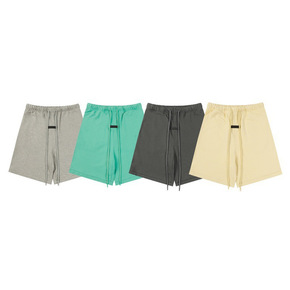 Mens Casual Shorts - Cotton Drawstring Summer Beach Stretch Twill Chino Golf Shorts