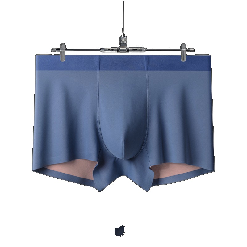 [EGIFTON-3354] 100 Lenzing Modal Men's Underpants Double-sided Unmarked Mulberry Silk Boxer Pants Zhejiang Brocade Same Style Wholesale Wholesale