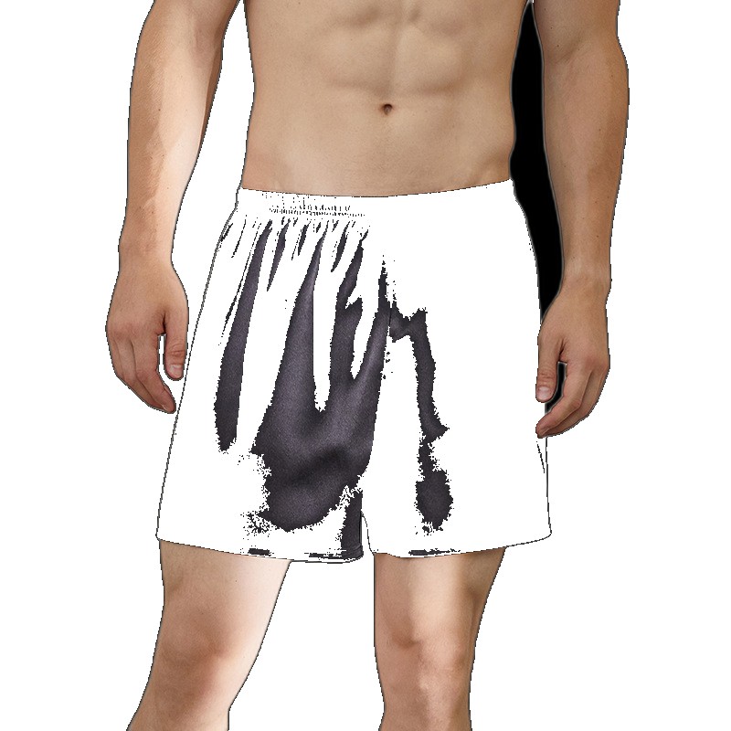 [EGIFTON-3356] 19Mumi men's silk shorts boxer briefs 100% beach are comfortable and breathable for outer wear wear