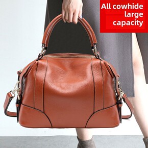 Genuine Leather Crossbody Bags for Women, Purses with Built in RFID Wallet Woman Camera Shoulder Bag Handbags