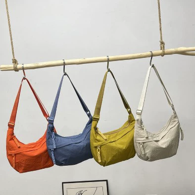 Lunar Lightweight Medium Dome Crossbody Bag Shoulder Bag with Tassel | Zipper Pocket | Adjustable Strap